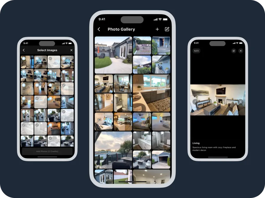 Listing photos screenshots